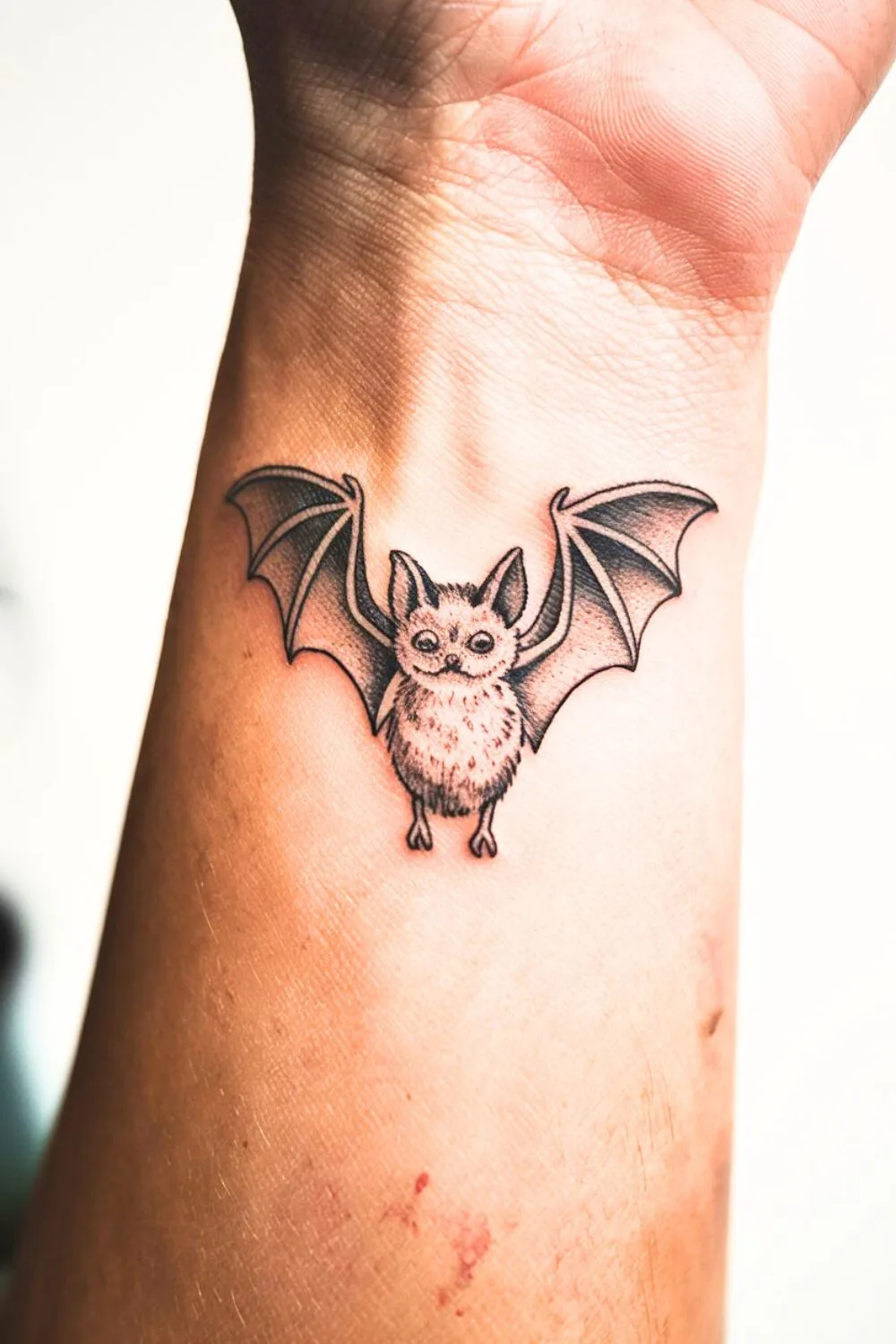 Goth Bat Arm Tattoo 6