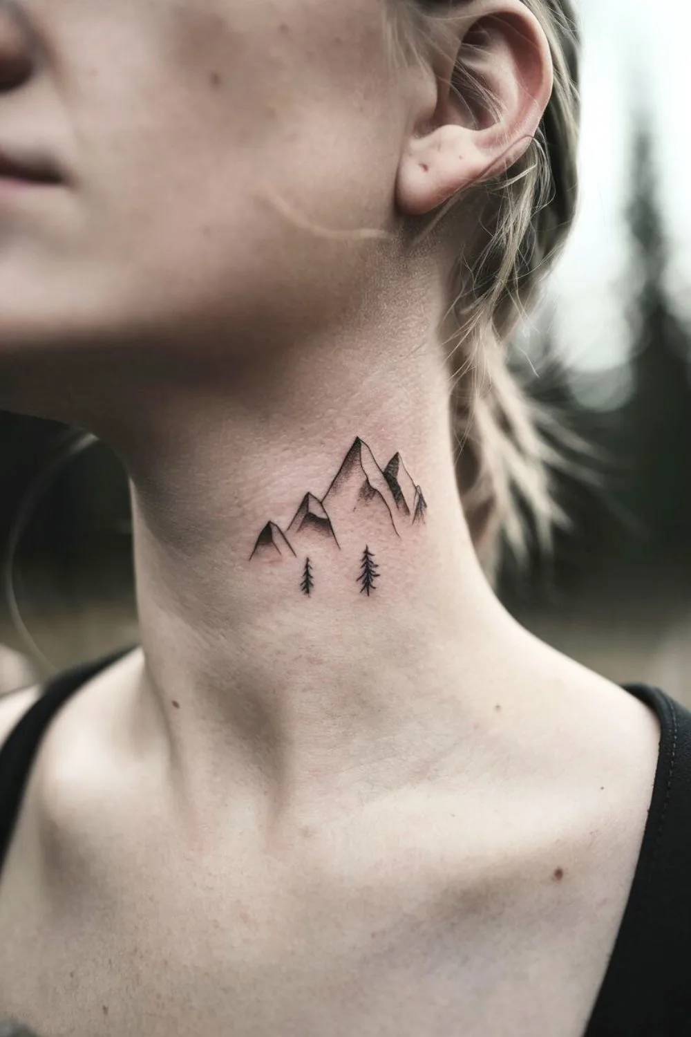 Neck Travel Tattoo 4