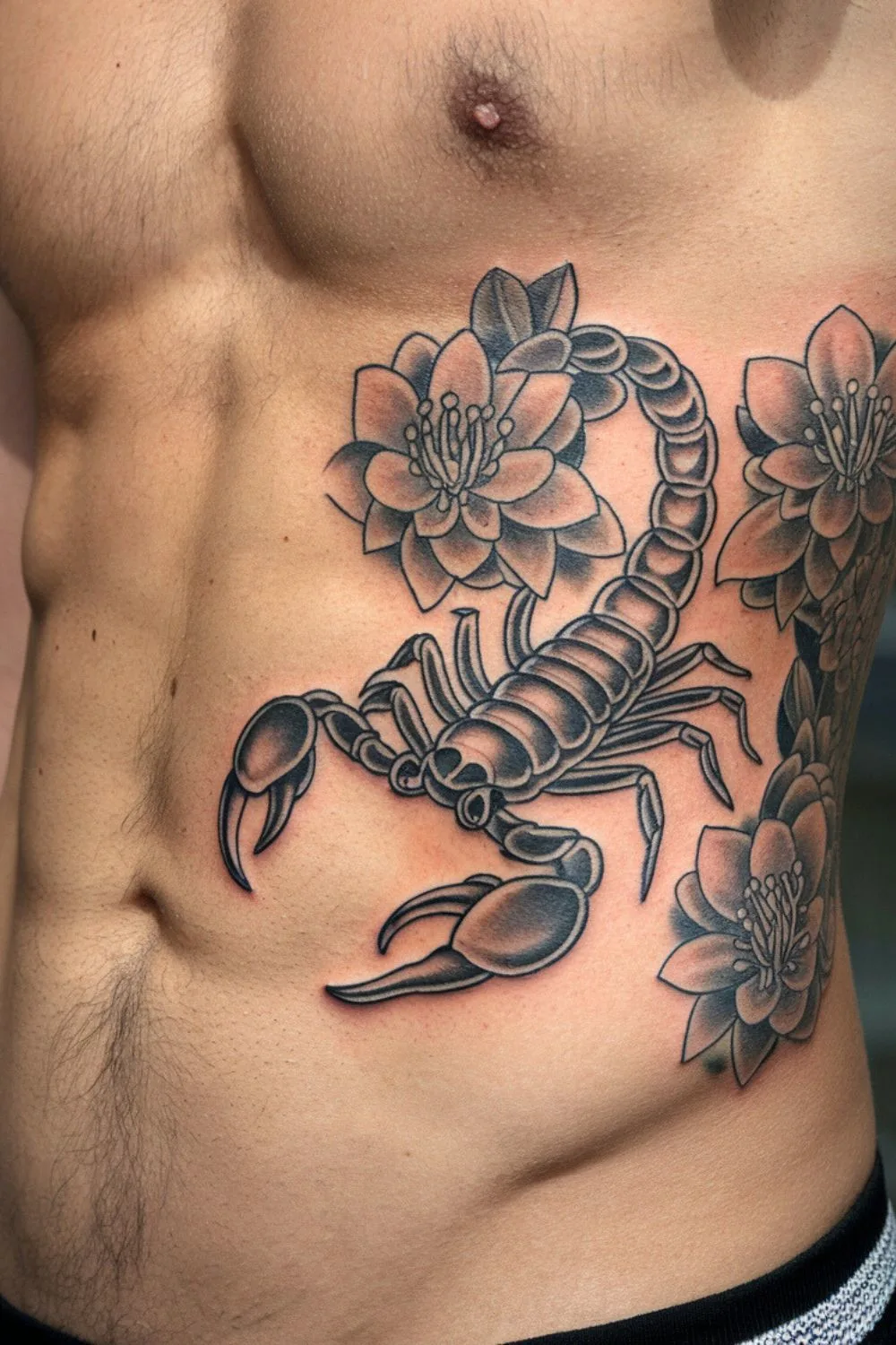 Rib Tattoo Ideas for Guys 14